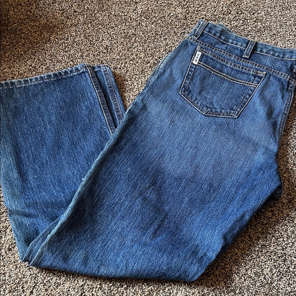 Cinch Men's relaxed, white label jeans